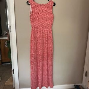 Gilli Red and White Arch Maxi Dress